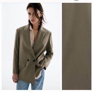 Zara Double Breasted Blazer
